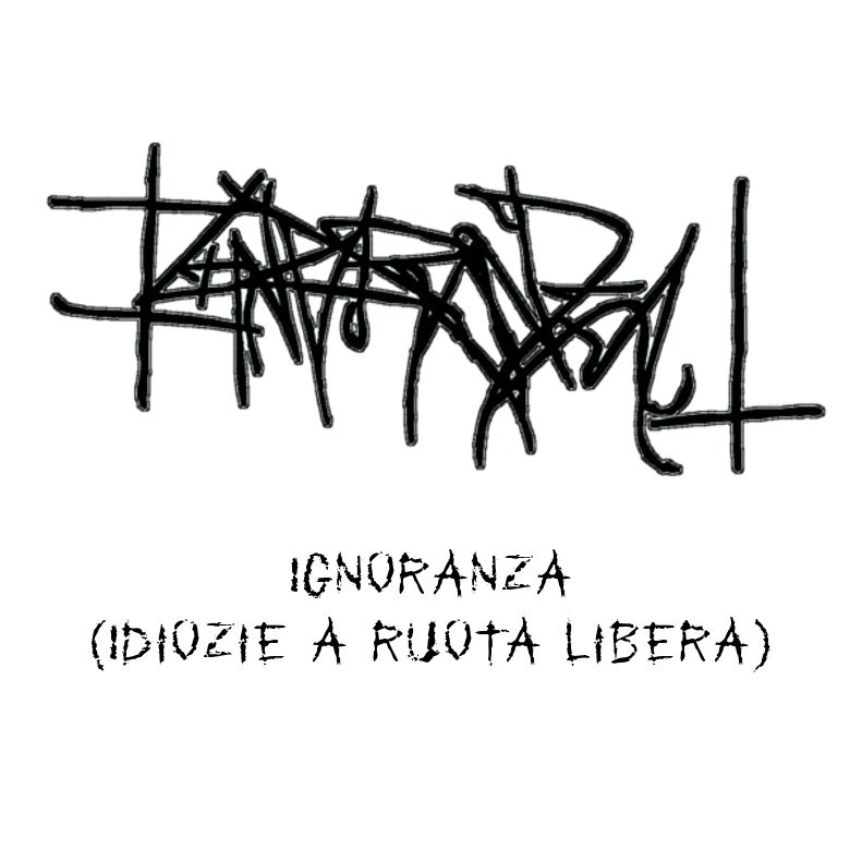 Ignoranza logo and album title, black on white